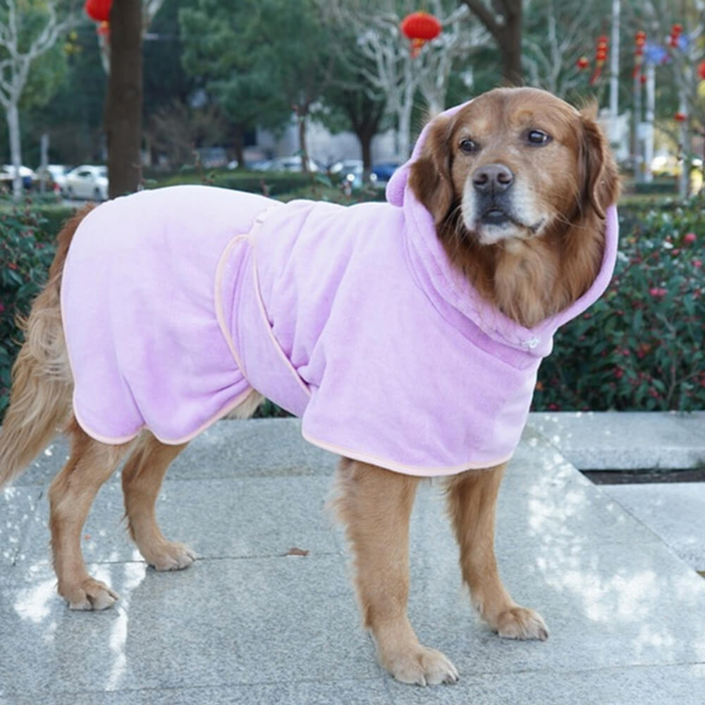 Pumpkin Soft Absorbent Dog Bathrobe Towel