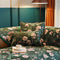 Floral Chenille All-Seaons sin deslizamiento de la cubierta del sofá de decoración del hogar