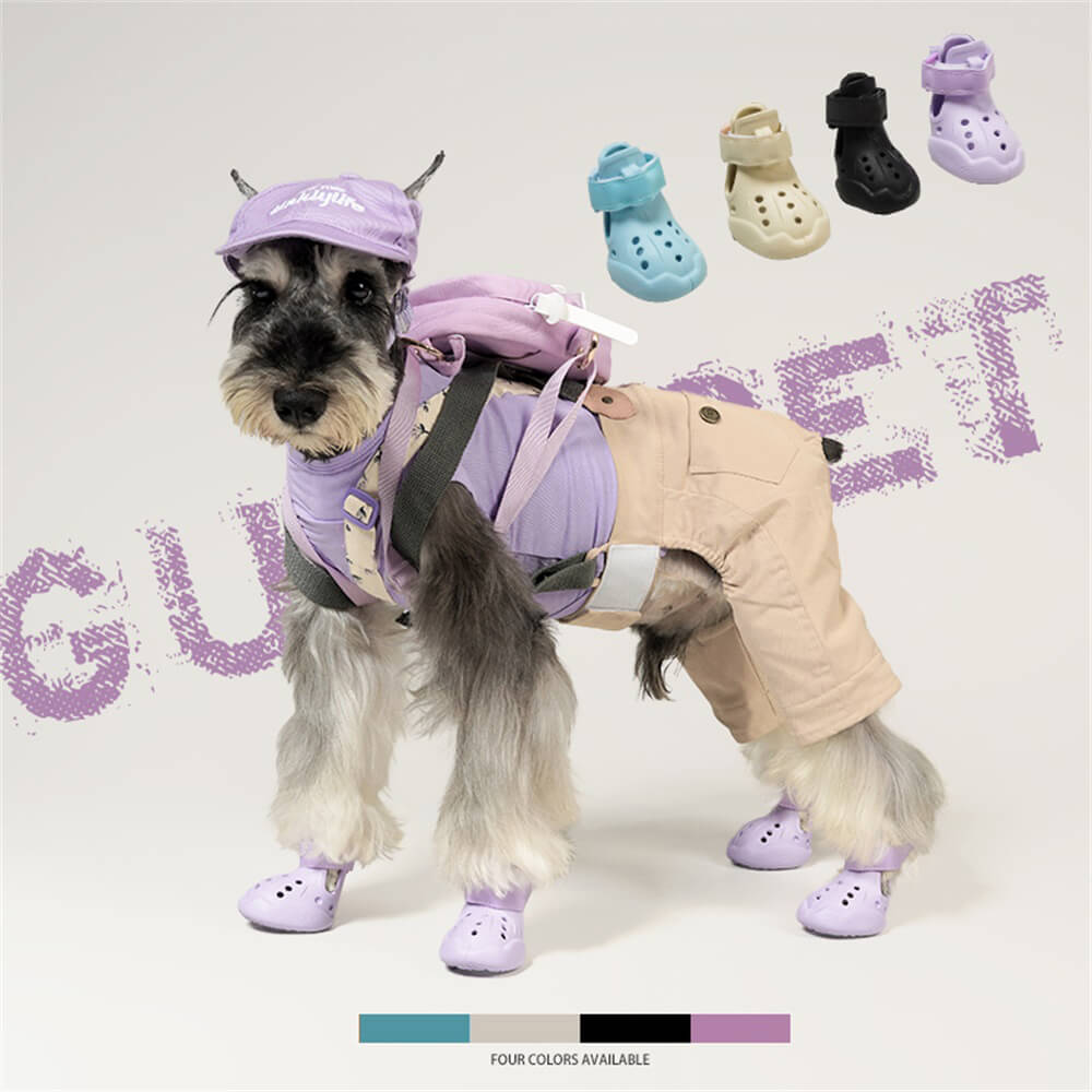 Pet Products Pet Summer Wear-Resistant Breathable Hole Shoes