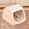 Striped Cozy Cat House - Cozy Retreat