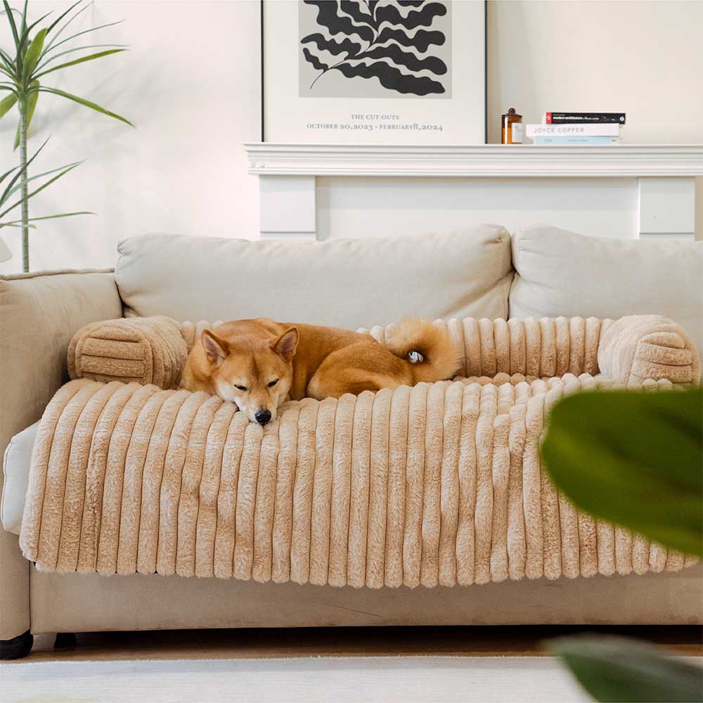 Fluffy Sofa Blanket Bolster Dog Mat Couch Cover