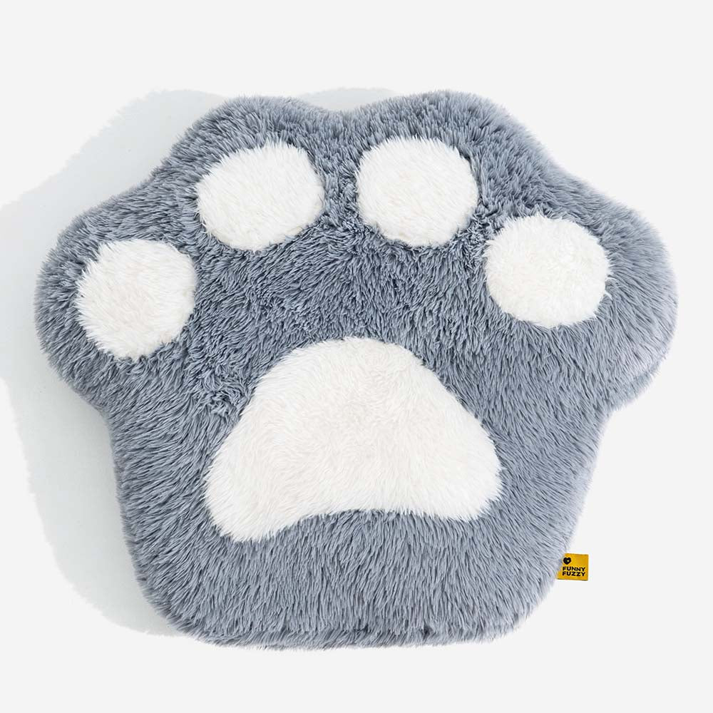 Washable Fluffy Non-Slip Cozy Cat Bed-Paw Spot