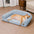 Fluffy Stripe Washable Orthopedic Dog & Cat Sofa Bed - Latte Nooki