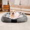 Cama de perro de sofá de gran y acogedora y acogedora