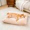 Cama de perro de sofá de gran y acogedora y acogedora