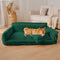 Gran lavable esponjoso ortopedic ortopedic suave almohada de almohada de perros camas de perro-snozy sueño