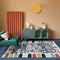 Sofá de sala de estar retro bohemia