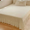 Confort hinchado Faux Faux Rabbit Fur Sedes de cama de piel