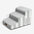 Trendy Striped Removable Sponge Anti-Slip Pet Stair - SafeStep
