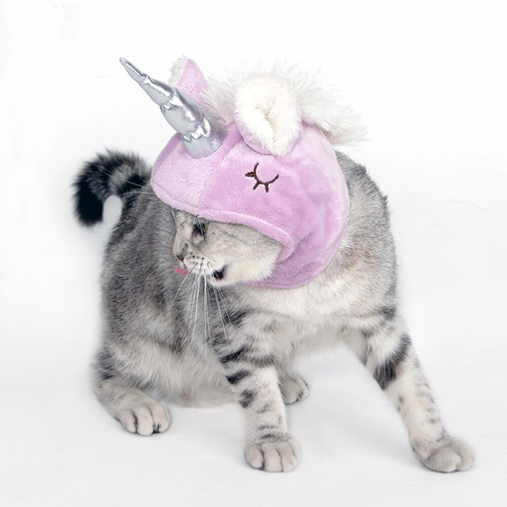 Flamingo Unicorn Bat Halloween Costume Pet Hat