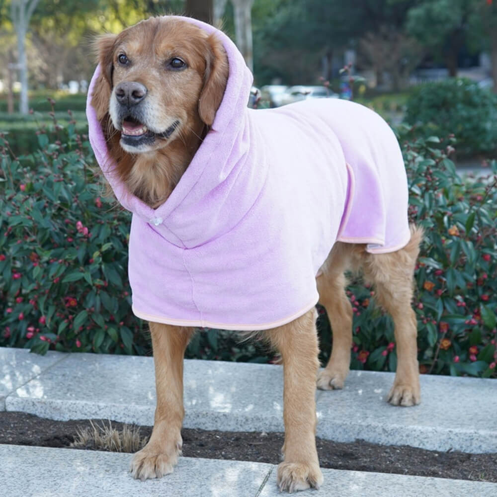 Pumpkin Soft Absorbent Dog Bathrobe Towel