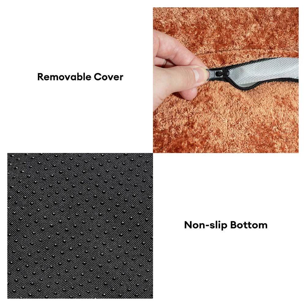 Luxe Diamond Velvet extraíble cama ortopédica para perros con almohada - Dreamnest