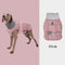 Chaqueta reflectante de perro caliente de cuello alto impermeable