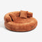 Luxe Diamond Velvet extraíble cama ortopédica para perros con almohada - Dreamnest