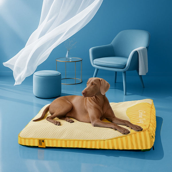 Cama de perros ortopédico de rectángulo lavable de enfriamiento extra grande - siesta de enfriamiento
