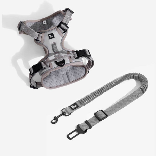 Accesorios para perros fríos ajustables de búfer cinturón de seguridad para el automóvil
