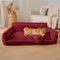 Gran lavable esponjoso ortopedic ortopedic suave almohada de almohada de perros camas de perro-snozy sueño