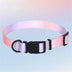 <tc>Color</tc>Arnés de pecho y cuerda de tracción para perros con gradiente de colores vibrantes - Diseño antidesgarro