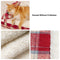 Vintage Plaid Plush Detachable Orthopedic Dog Bed with Pillow - Puppy Snug