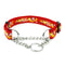 Collar de perro de la cadena deslizante de nylon multicolor
