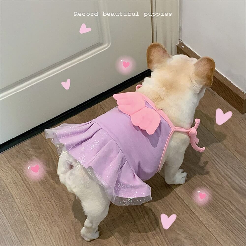 Adorable Angel Wing Dog Dress - Perfect for Special Occasions