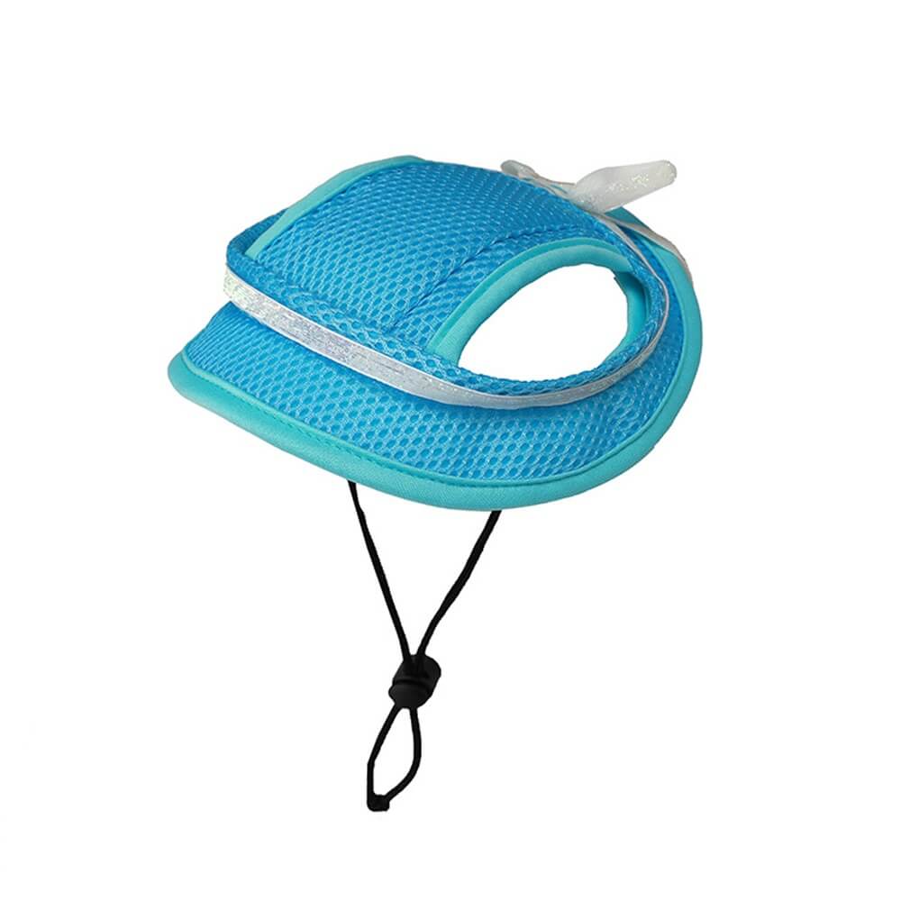 Pet Cat Dog Accessories Adjustable Rope Leaky Ear Sun Hat