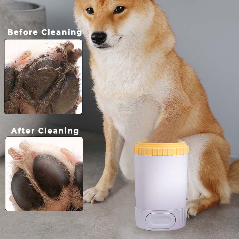 Limpiador portátil de patas de perro