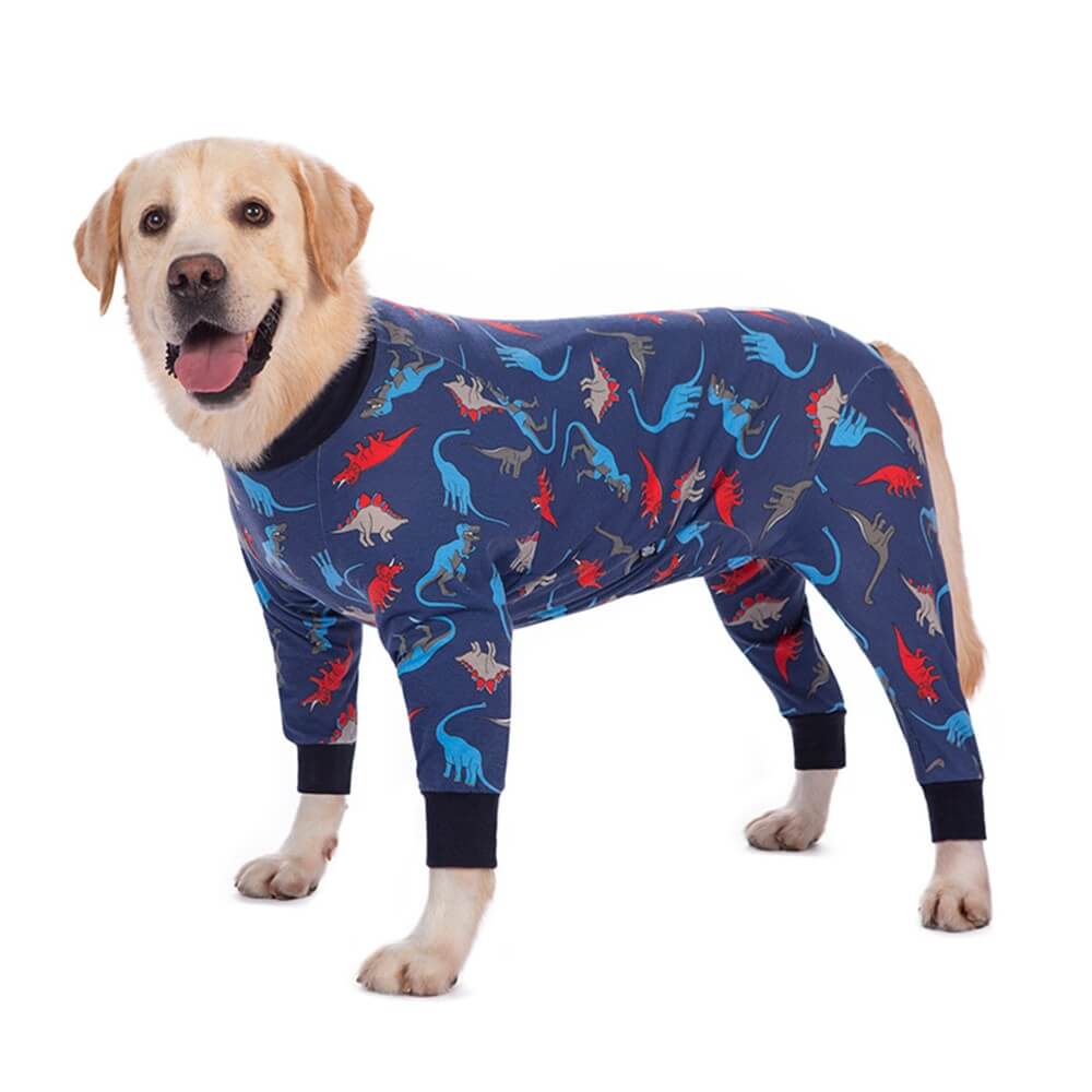 Ropa para perros grandes: pijama fino de cuatro patas con cubierta completa para el vientre