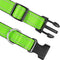 Collar de perro de nylon de seguridad reflectante ajustable