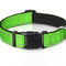 Collar de perro de nylon de seguridad reflectante ajustable