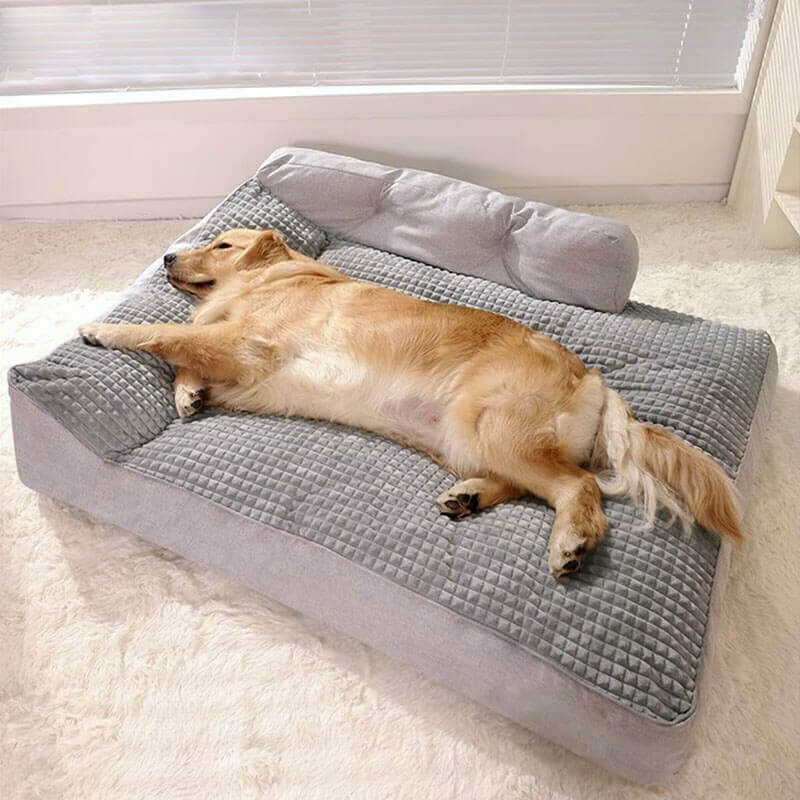 Cama tipo almohada para perros y gatos, lavable, grande, gruesa, para todas las estaciones