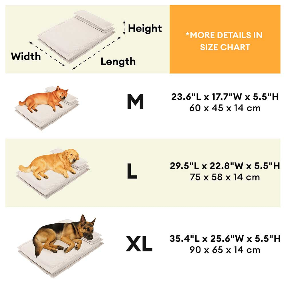 Anti-ansiedad con soporte de esponja cama para perros dormido profundo