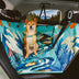 Cubierta de asiento para perros impermeable de estampado de palma de Areca - encanto tropical