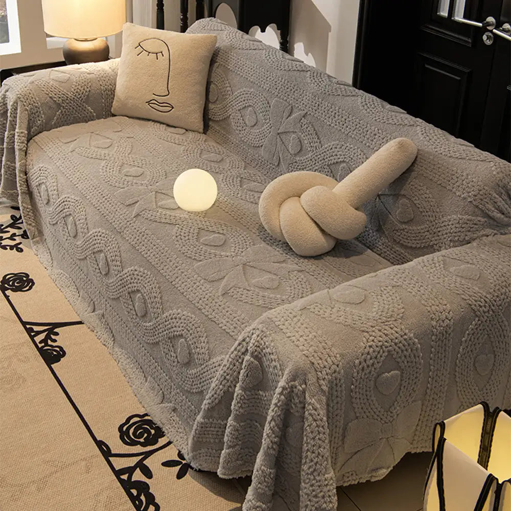Cubierta de sofá protectora multifuncional de Star Series Plush Multifuncional