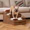 Escaleras para perros artesanales a cuadros con almacenamiento - multifuncional y plegable