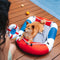 Cama para mascotas en forma de bote impermeable de enfriamiento de verano con almohada-balsa de enfriamiento