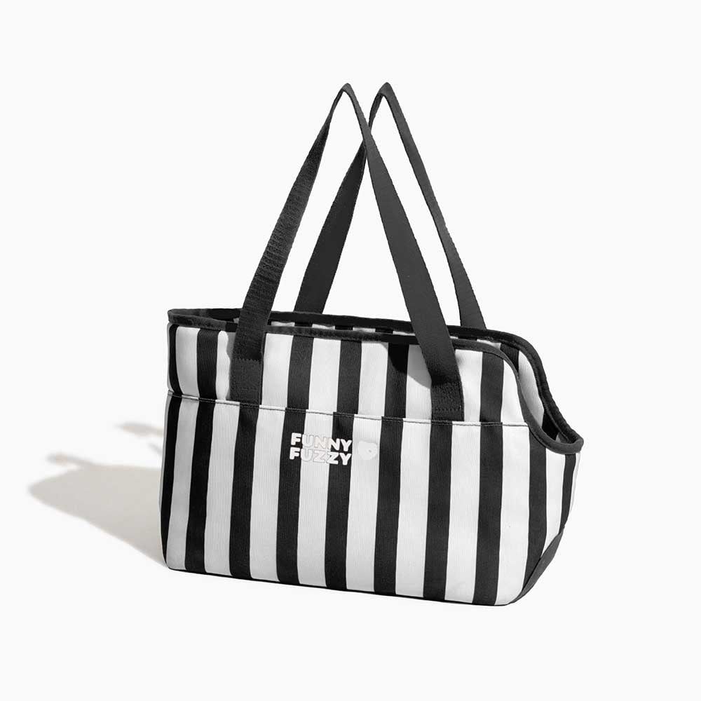 Stripe Eco-friendly Waterproof Breathable Mesh Safe Pet Carrier - CityBreeze