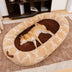 Luxury Super Large Sleep Deeper Oval Bed Human Dog Bed