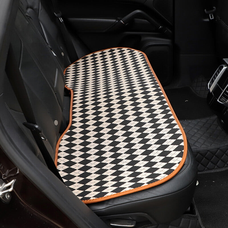 Classic Rhombus <tc><tc>Color</tc></tc> Juego completo de fundas para asiento delantero de coche antideslizantes a juego