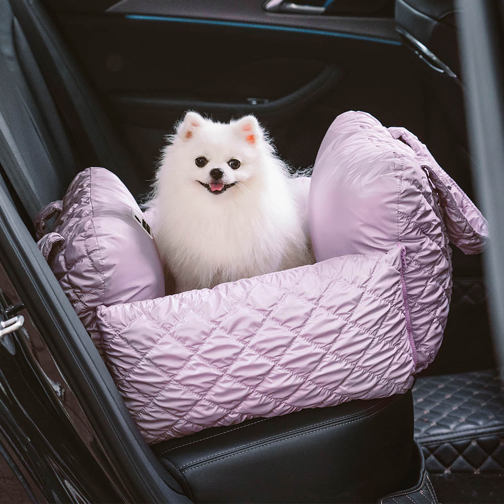 Cloud Luxury Quilted Dog Car Seat Booster Bed