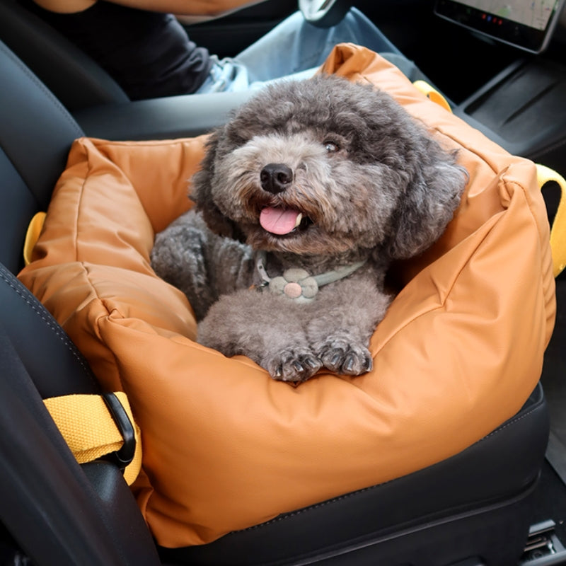 Asiento de seguridad para perros compacto y resistente al agua para viajes