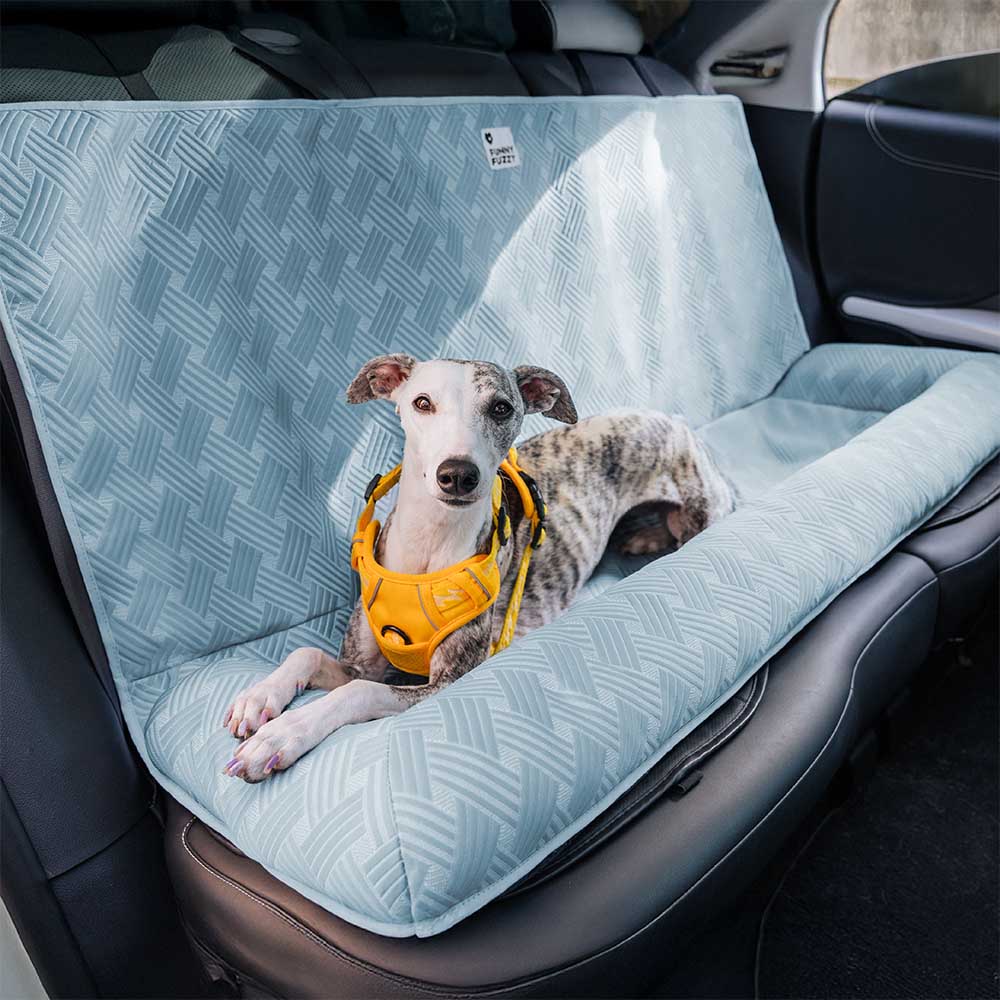 Cooling Travel Bolster Safety Back Seat Large Dog Car Seat Bed - Chill Rover