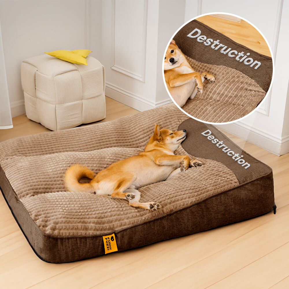 Special Price - Large Thick Scratch-resistant Spine Protection Dog Cushion Bed