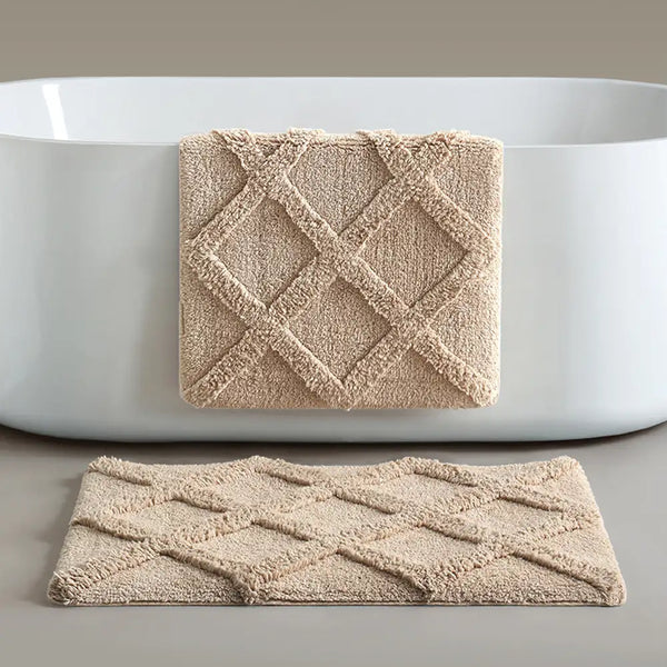 Diamond Plush Thick Absorbent Washable Non-Slip Carpet