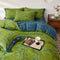 Juego de cama con estilo de algodón de algodón de doble capa
