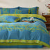 Juego de cama con estilo de algodón de algodón de doble capa