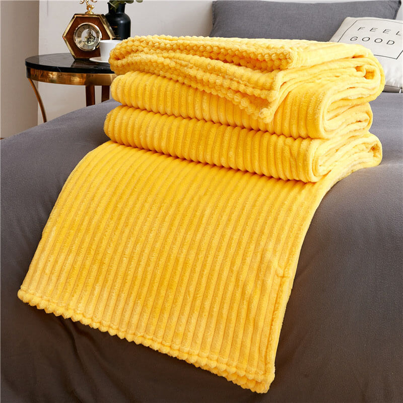 Manta de sofá cama de terciopelo de leche de doble cara