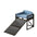 Elevated Pet Sofa Bed with Stairs Ramp for Bedside Lounge or Dog Window Perch