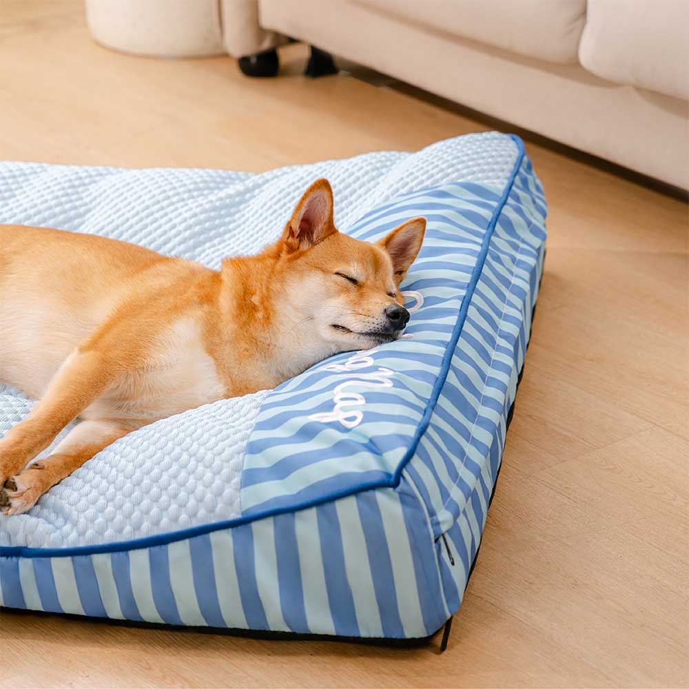 Extra Large Cooling Washable Rectangle Orthopedic Dog Bed - Cooling Nap