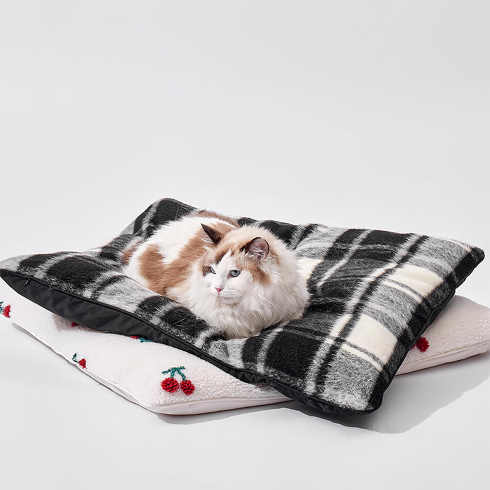 Cherry Double-Sided Cozy Waterproof Nylon Dog & Cat Mat